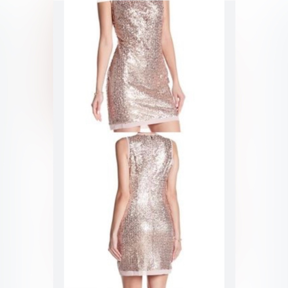 Vince Camuto Rose Gold Sequin Mini Dress
Stunning for any occasion. - Picture 3 of 14